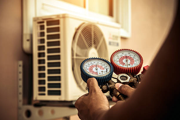 Professional Hvac technician working in Westport, CT